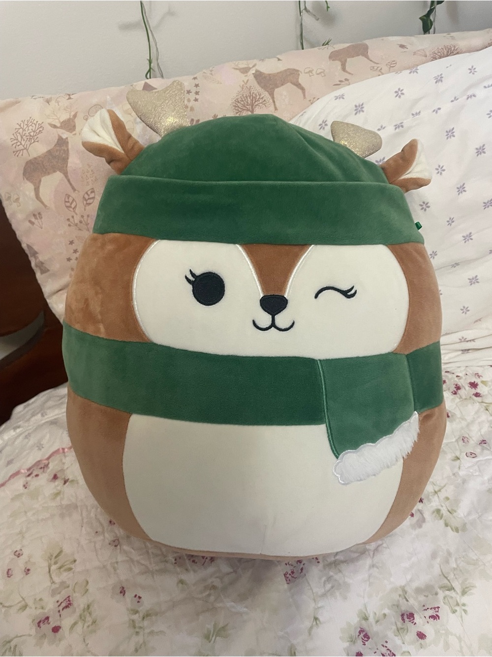 Squishmallow Dawn the Fawn 2024 Holiday Collection 12"